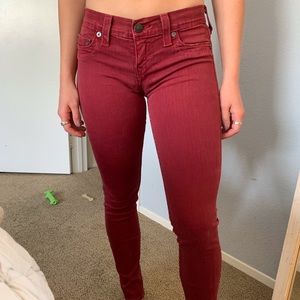 Distressed True Religion Jeans